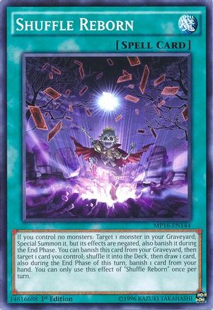 Shuffle Reborn (MP16-EN144) - 2016 Mega-Tins Mega Pack Unlimited - Premium Yugioh Single from Konami - Just $0.25! Shop now at Game Crave Tournament Store