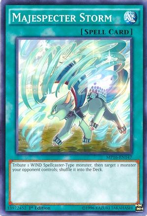 Majespecter Storm (MP16-EN147) - 2016 Mega-Tins Mega Pack Unlimited - Premium Yugioh Single from Konami - Just $0.32! Shop now at Game Crave Tournament Store