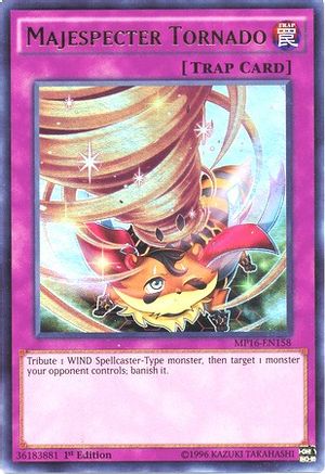 Majespecter Tornado (MP16-EN158) - 2016 Mega-Tins Mega Pack Unlimited - Premium Yugioh Single from Konami - Just $0.26! Shop now at Game Crave Tournament Store