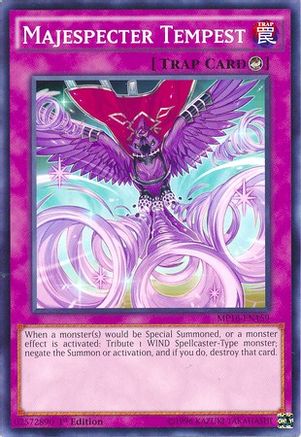 Majespecter Tempest (MP16-EN159) - 2016 Mega-Tins Mega Pack Unlimited - Premium Yugioh Single from Konami - Just $0.25! Shop now at Game Crave Tournament Store