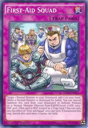 First-Aid Squad (MP16-EN161) - 2016 Mega-Tins Mega Pack Unlimited - Premium Yugioh Single from Konami - Just $0.25! Shop now at Game Crave Tournament Store