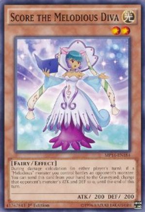Score the Melodious Diva (MP16-EN184) - 2016 Mega-Tins Mega Pack Unlimited - Premium Yugioh Single from Konami - Just $0.25! Shop now at Game Crave Tournament Store