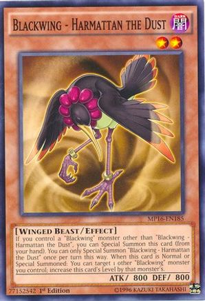 Blackwing - Harmattan the Dust (MP16-EN185) - 2016 Mega-Tins Mega Pack Unlimited - Premium Yugioh Single from Konami - Just $2.43! Shop now at Game Crave Tournament Store