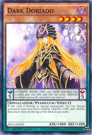 Dark Doriado (MP16-EN203) - 2016 Mega-Tins Mega Pack 1st Edition - Premium Yugioh Single from Konami - Just $0.25! Shop now at Game Crave Tournament Store