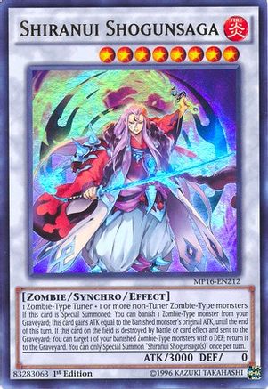 Shiranui Shogunsaga (MP16-EN212) - 2016 Mega-Tins Mega Pack 1st Edition - Premium Yugioh Single from Konami - Just $0.57! Shop now at Game Crave Tournament Store