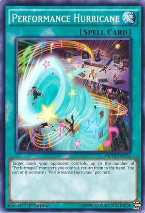 Performance Hurricane (MP16-EN214) - 2016 Mega-Tins Mega Pack 1st Edition - Premium Yugioh Single from Konami - Just $0.08! Shop now at Game Crave Tournament Store