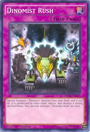 Dinomist Rush (MP16-EN227) - 2016 Mega-Tins Mega Pack Unlimited - Premium Yugioh Single from Konami - Just $0.25! Shop now at Game Crave Tournament Store