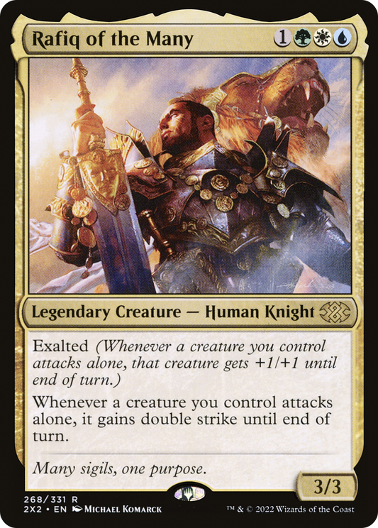 Rafiq of the Many (2X2-268) - Double Masters 2022 - Premium MTG Single from Wizards of the Coast - Just $0.08! Shop now at Game Crave Tournament Store