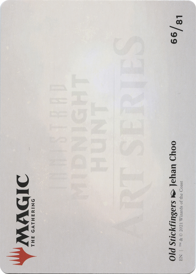 Old Stickfingers // Old Stickfingers (AMID-066) - Midnight Hunt Art Series (Borderless) Foil - Premium MTG Single from Wizards of the Coast - Just $0! Shop now at Game Crave Tournament Store