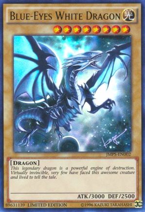 Blue-Eyes White Dragon (JMPS-EN002) (JMPS-EN002) - Shonen Jump Magazine Promos Limited - Premium Yugioh Single from Konami - Just $128.05! Shop now at Game Crave Tournament Store