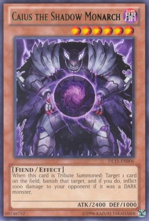 Caius the Shadow Monarch (Green) (DL15-EN006) - Duelist League Promo Unlimited - Premium Yugioh Single from Konami - Just $7.99! Shop now at Game Crave Tournament Store