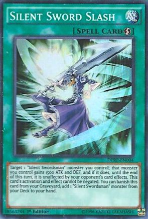 Silent Sword Slash (DPRP-EN004) - Duelist Pack: Rivals of the Pharaoh 1st Edition - Premium Yugioh Single from Konami - Just $3.22! Shop now at Game Crave Tournament Store
