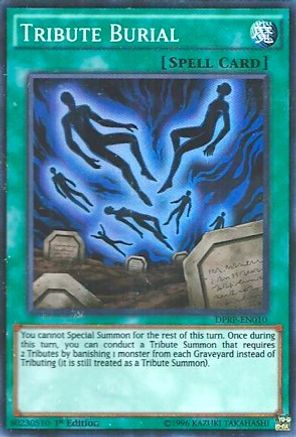 Tribute Burial (DPRP-EN010) - Duelist Pack: Rivals of the Pharaoh 1st Edition - Premium Yugioh Single from Konami - Just $1.37! Shop now at Game Crave Tournament Store