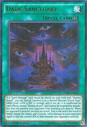 Dark Sanctuary (DPRP-EN011) - Duelist Pack: Rivals of the Pharaoh 1st Edition - Premium Yugioh Single from Konami - Just $5.22! Shop now at Game Crave Tournament Store