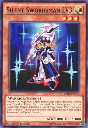 Silent Swordsman LV3 (DPRP-EN016) - Duelist Pack: Rivals of the Pharaoh 1st Edition - Premium Yugioh Single from Konami - Just $0.25! Shop now at Game Crave Tournament Store