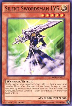 Silent Swordsman LV5 (DPRP-EN017) - Duelist Pack: Rivals of the Pharaoh 1st Edition - Premium Yugioh Single from Konami - Just $0.25! Shop now at Game Crave Tournament Store