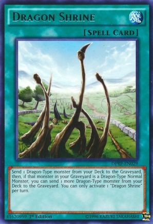 Dragon Shrine (DPRP-EN029) - Duelist Pack: Rivals of the Pharaoh 1st Edition - Premium Yugioh Single from Konami - Just $0.27! Shop now at Game Crave Tournament Store