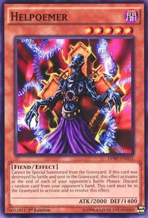 Helpoemer (DPRP-EN032) - Duelist Pack: Rivals of the Pharaoh 1st Edition - Premium Yugioh Single from Konami - Just $0.25! Shop now at Game Crave Tournament Store