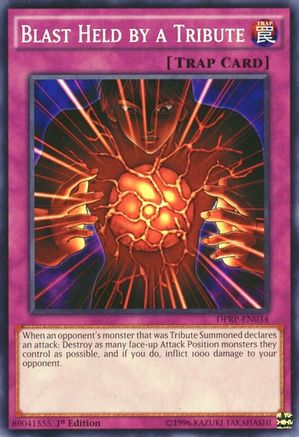 Blast Held by a Tribute (DPRP-EN034) - Duelist Pack: Rivals of the Pharaoh 1st Edition - Premium Yugioh Single from Konami - Just $0.25! Shop now at Game Crave Tournament Store