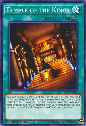 Temple of the Kings (DPRP-EN037) - Duelist Pack: Rivals of the Pharaoh 1st Edition - Premium Yugioh Single from Konami - Just $0.48! Shop now at Game Crave Tournament Store