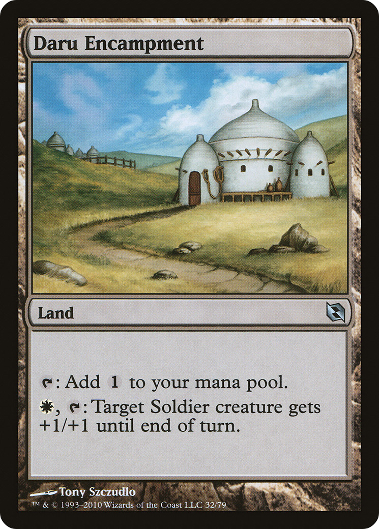 Daru Encampment (DDF-032) - Duel Decks: Elspeth vs. Tezzeret - Premium MTG Single from Wizards of the Coast - Just $0.25! Shop now at Game Crave Tournament Store