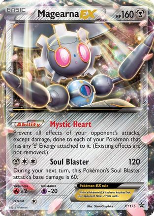 Magearna-EX XY175/211 - XY Black Star Promos Holofoil - Premium Pokemon Single from Nintendo - Just $0.74! Shop now at Game Crave Tournament Store