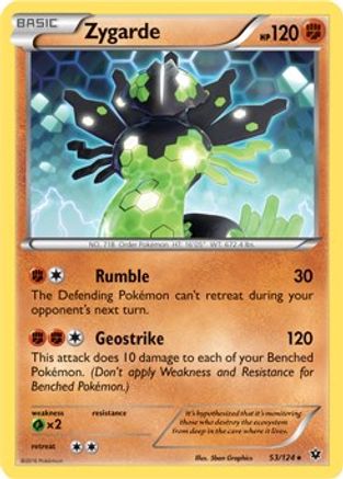 Zygarde - 53/124 (XY Fates Collide) 53 - Deck Exclusives Holofoil - Premium Pokemon Single from Nintendo - Just $0.53! Shop now at Game Crave Tournament Store