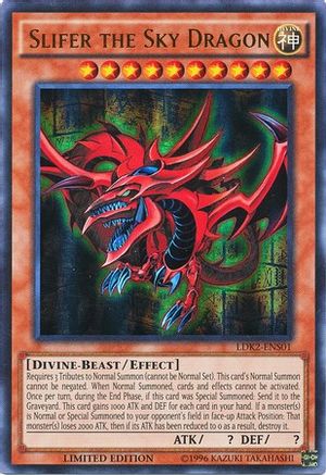 Slifer the Sky Dragon (LDK2-ENS01) - Legendary Decks II Limited - Premium Yugioh Single from Konami - Just $0.64! Shop now at Game Crave Tournament Store