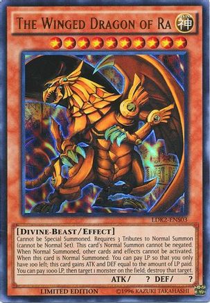 The Winged Dragon of Ra (LDK2-ENS03) - Legendary Decks II Limited - Premium Yugioh Single from Konami - Just $2.15! Shop now at Game Crave Tournament Store