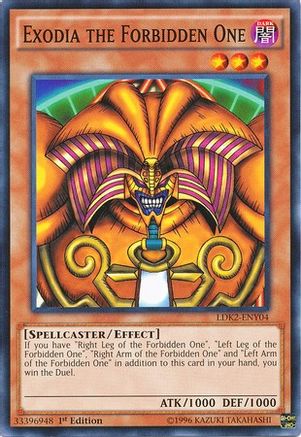 Exodia the Forbidden One (LDK2-ENY04) - Legendary Decks II 1st Edition - Premium Yugioh Single from Konami - Just $0.80! Shop now at Game Crave Tournament Store