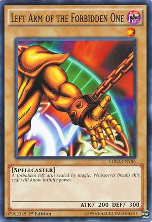 Left Arm of the Forbidden One (LDK2-ENY06) - Legendary Decks II Unlimited - Premium Yugioh Single from Konami - Just $0.48! Shop now at Game Crave Tournament Store