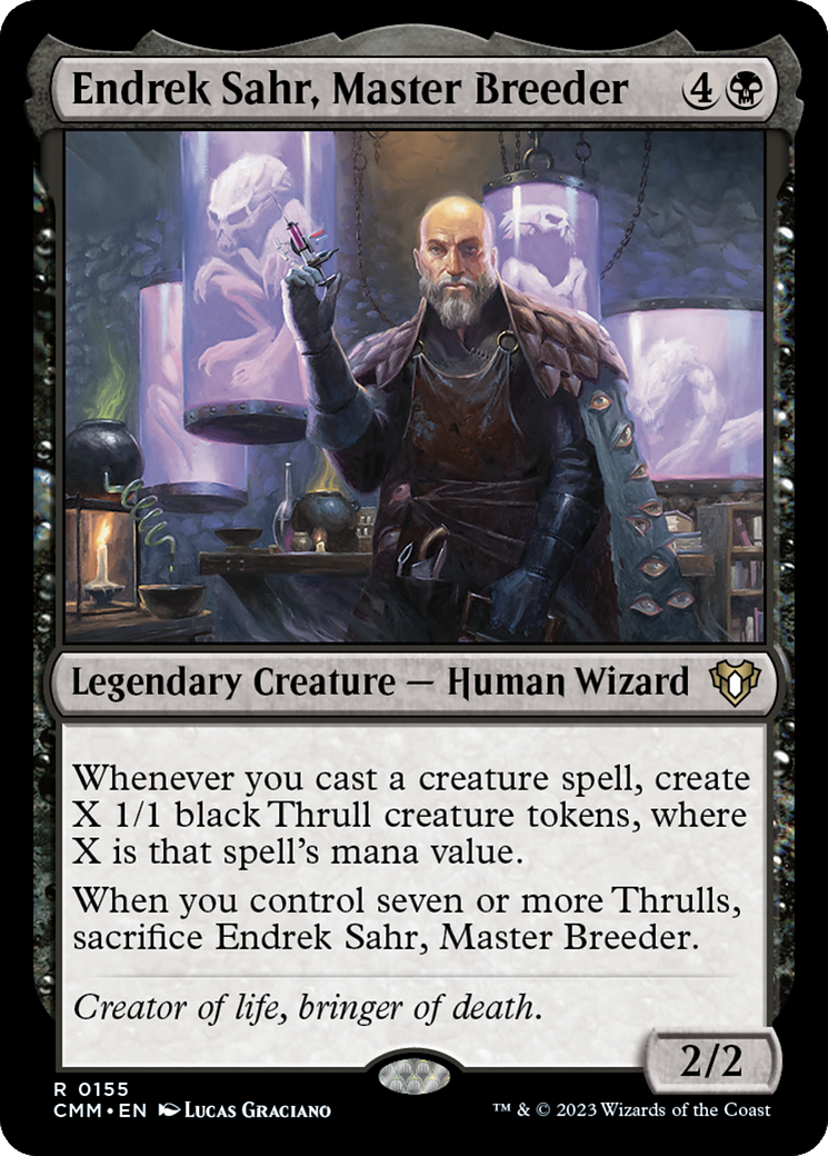 Endrek Sahr, Master Breeder (CMM-155) - Commander Masters - Premium MTG Single from Wizards of the Coast - Just $0.15! Shop now at Game Crave Tournament Store