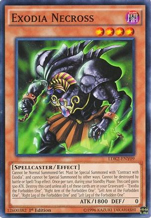 Exodia Necross (LDK2-ENY09) - Legendary Decks II 1st Edition - Premium Yugioh Single from Konami - Just $0.30! Shop now at Game Crave Tournament Store