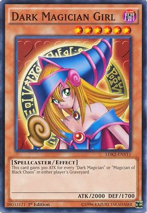 Dark Magician Girl (LDK2-ENY11) - Legendary Decks II Unlimited - Premium Yugioh Single from Konami - Just $0.31! Shop now at Game Crave Tournament Store