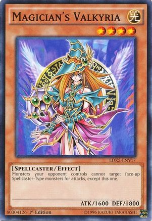 Magician's Valkyria (LDK2-ENY17) - Legendary Decks II 1st Edition - Premium Yugioh Single from Konami - Just $0.36! Shop now at Game Crave Tournament Store