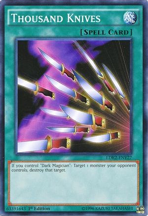 Thousand Knives (LDK2-ENY27) - Legendary Decks II Unlimited - Premium Yugioh Single from Konami - Just $0.25! Shop now at Game Crave Tournament Store