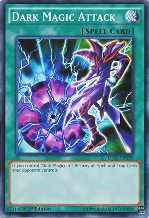 Dark Magic Attack (LDK2-ENY28) - Legendary Decks II Unlimited - Premium Yugioh Single from Konami - Just $0.25! Shop now at Game Crave Tournament Store