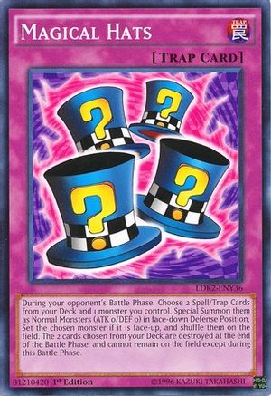 Magical Hats (LDK2-ENY36) - Legendary Decks II Unlimited - Premium Yugioh Single from Konami - Just $0.25! Shop now at Game Crave Tournament Store