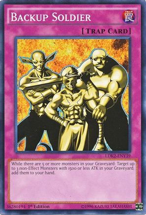 Backup Soldier (LDK2-ENY39) - Legendary Decks II 1st Edition - Premium Yugioh Single from Konami - Just $0.26! Shop now at Game Crave Tournament Store