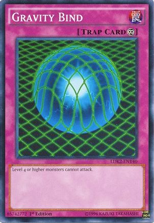 Gravity Bind (LDK2-ENY40) - Legendary Decks II Unlimited - Premium Yugioh Single from Konami - Just $0.34! Shop now at Game Crave Tournament Store