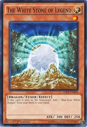 The White Stone of Legend (LDK2-ENK04) - Legendary Decks II Unlimited - Premium Yugioh Single from Konami - Just $0.25! Shop now at Game Crave Tournament Store