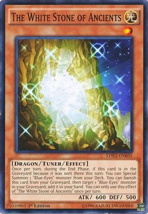 The White Stone of Ancients (LDK2-ENK05) - Legendary Decks II 1st Edition - Premium Yugioh Single from Konami - Just $0.74! Shop now at Game Crave Tournament Store