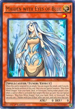 Maiden with Eyes of Blue (LDK2-ENK06) - Legendary Decks II 1st Edition - Premium Yugioh Single from Konami - Just $0.41! Shop now at Game Crave Tournament Store