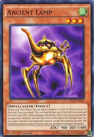Ancient Lamp (LDK2-ENK14) - Legendary Decks II 1st Edition - Premium Yugioh Single from Konami - Just $0.25! Shop now at Game Crave Tournament Store