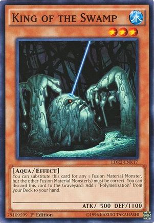 King of the Swamp (LDK2-ENK17) - Legendary Decks II Unlimited - Premium Yugioh Single from Konami - Just $1.41! Shop now at Game Crave Tournament Store