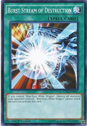 Burst Stream of Destruction (LDK2-ENK19) - Legendary Decks II Unlimited - Premium Yugioh Single from Konami - Just $0.25! Shop now at Game Crave Tournament Store