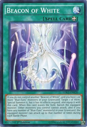 Beacon of White (LDK2-ENK20) - Legendary Decks II 1st Edition - Premium Yugioh Single from Konami - Just $0.25! Shop now at Game Crave Tournament Store