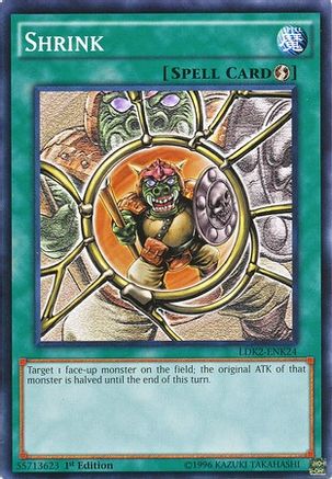 Shrink (LDK2-ENK24) - Legendary Decks II Unlimited - Premium Yugioh Single from Konami - Just $0.25! Shop now at Game Crave Tournament Store