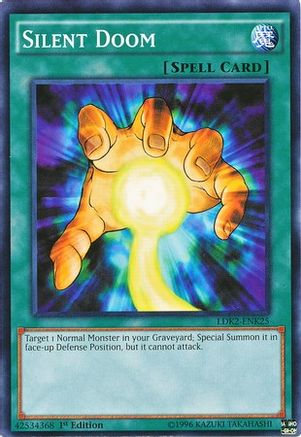 Silent Doom (LDK2-ENK25) - Legendary Decks II 1st Edition - Premium Yugioh Single from Konami - Just $0.08! Shop now at Game Crave Tournament Store