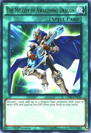 The Melody of Awakening Dragon (LDK2-ENK26) - Legendary Decks II 1st Edition - Premium Yugioh Single from Konami - Just $0.66! Shop now at Game Crave Tournament Store